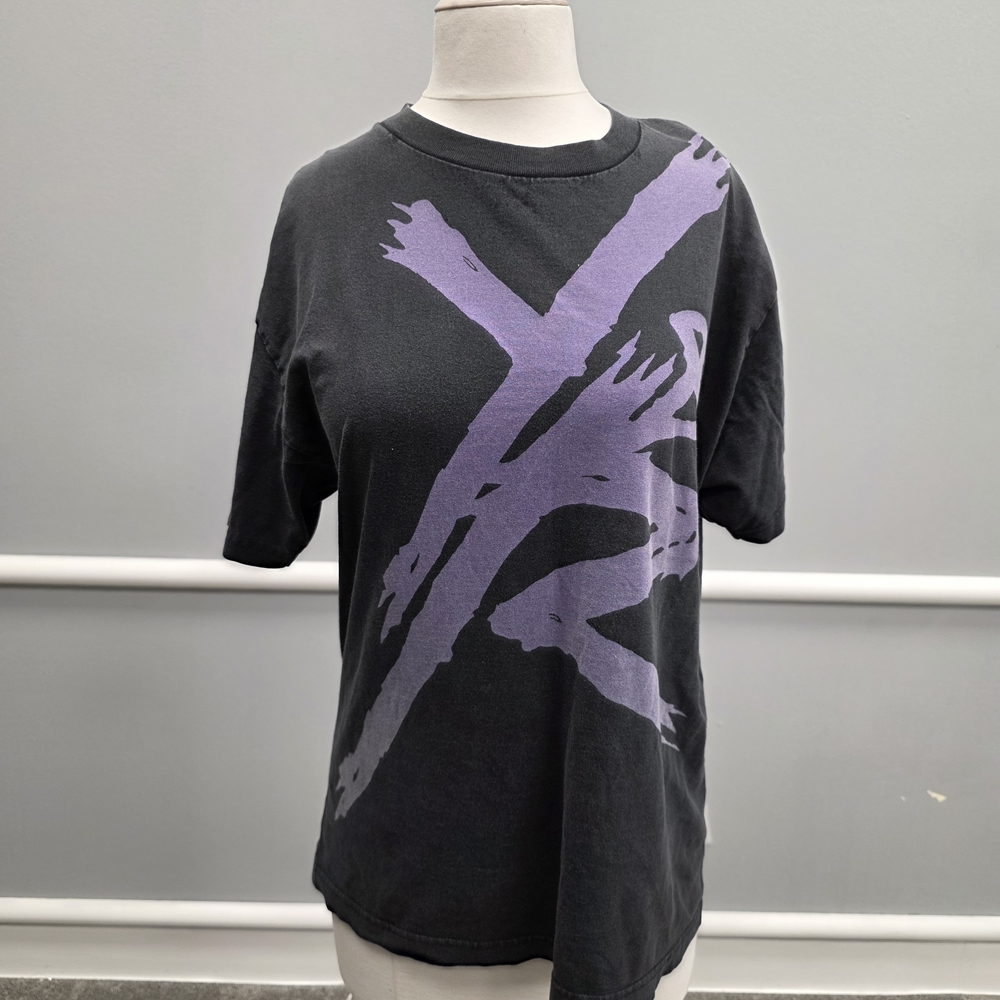 Young & Reckless Black Tee with Purple Graphic